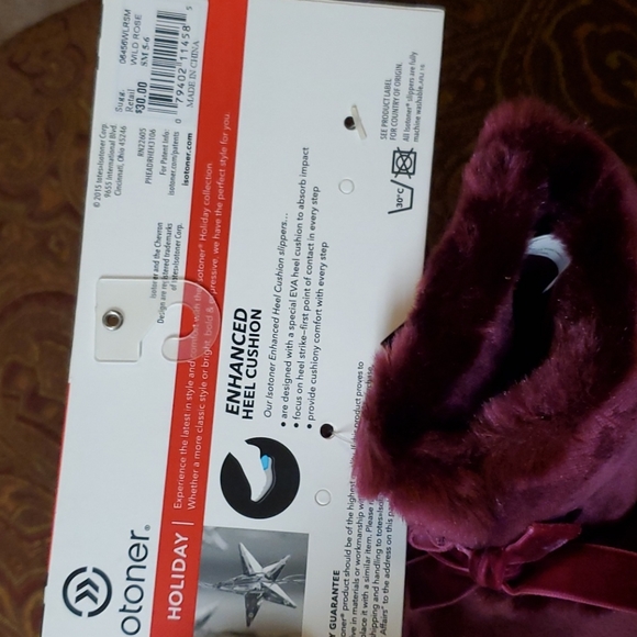 Isotoper holiday slipper bootie velour - Picture 4 of 4